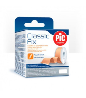 ESPARADRAPO HIPOALERGICO PIC CLASSIC FIX TELA PIEL 2.5 CM X 5 M