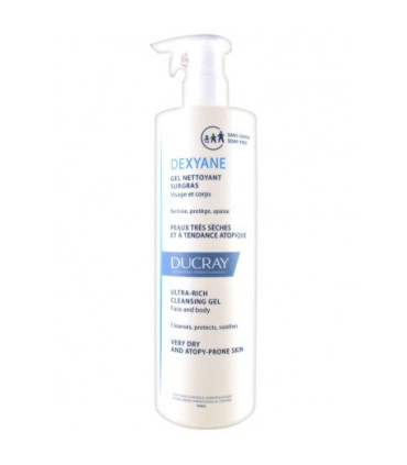 DEXYANE GEL LIMPIADOR SOBREGRASO DUCRAY 1 ENVASE 400 ML