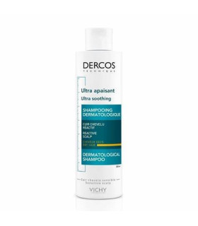 DERCOS TECHNIQUE CHAMPU ULTRA CALMANTE CABELLO NORMAL A GRASO 1 ENVASE 200 ML