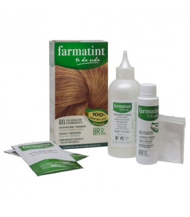 FARMATINT 1 ENVASE 135 ML TONO 8R RUBIO CLARO COBRIZO