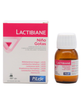 LACTIBIANE ENFANT PILEJE GOTAS 1 ENVASE 30 ML + SOBRE