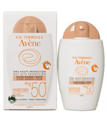 AVENE FLUIDO MINERAL SPF 50+ COLOR 40ML