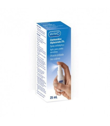 ALVITA CLORHEXIDINA DIGLUCONATO 2% SPRAY ANTISEP 25 ML