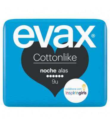 EVAX COTTONLIKE NOCHE CON ALAS 11 UDS