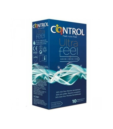 CONTROL ULTRAFEEL PRESERVATIVOS 2 ENVASES 10 UNIDADES PACK