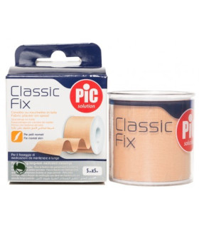 ESPARADRAPO PIC CLASSIC FIX TEJIDO COLOR PIEL 5 M X 5 CM