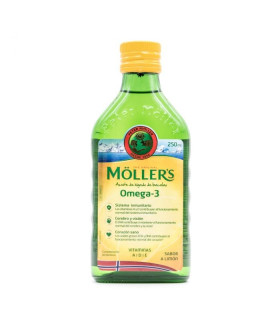 MOLLER´S ACEITE DE BACALAO SABOR LIMON 250 ML