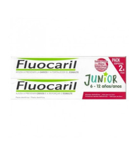 FLUOCARIL JUNIOR 6-12 AÑOS 2 X 75 ML FRUTOS ROJOS