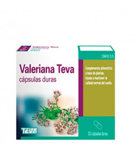 VALERIANA TEVA 30 CAPSULAS DURAS