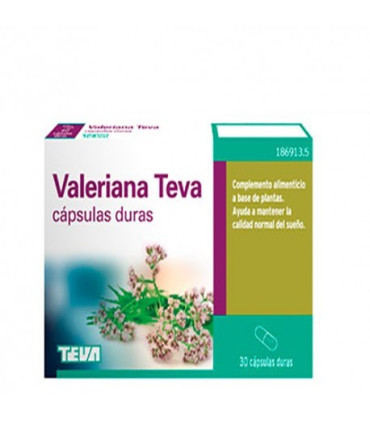 VALERIANA TEVA 30 CAPSULAS DURAS