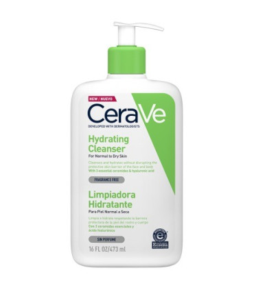 CERAVE LIMPIADORA HIDRATANTE 473 ML