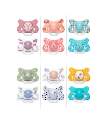 CHUPETE SILICONA FISIOLOGICO SUAVINEX FUSION 4 - 18 MESES 2 UNIDADES