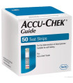 TIRAS REACTIVAS GLUCEMIA ACCU-CHEK GUIDE 50 TIRAS