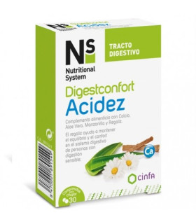 NS DIGESTCONFORT ACIDEZ 30 COMPRIMIDOS PARA CHUPAR