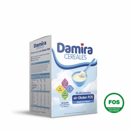 DAMIRA PAPILLA CEREALES SIN GLUTEN CON FOS 600 G