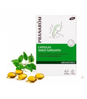 AROMAFORCE CAPSULAS NARIZ GARGANTA 30 CAPSULAS