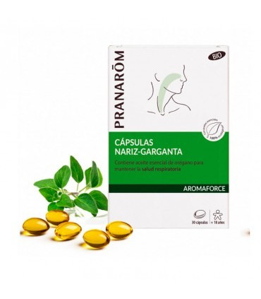 AROMAFORCE CAPSULAS NARIZ GARGANTA 30 CAPSULAS