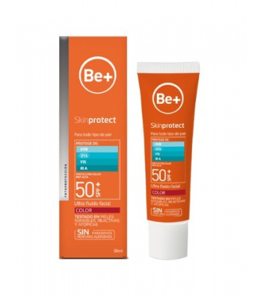 BE+ SKIN PROTECT ULTRAFLUIDO FACIAL SPF50+ COLOR 50 ML