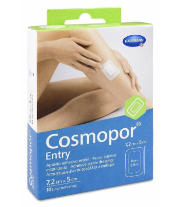 COSMOPOR ENTRY APOSITO ESTERIL 7,2 X 5 CM 10 U