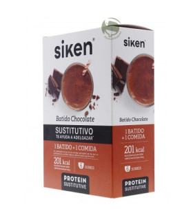 SIKEN PROTEIN SUSTITUTIVE BATIDO CHOCOLATE 6 SOBRES