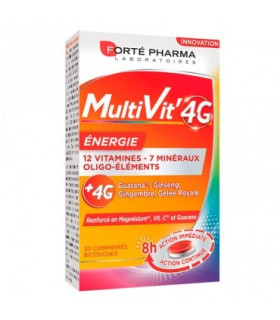 MULTIVIT 4G ENERGY 30 COMPRIMIDOS