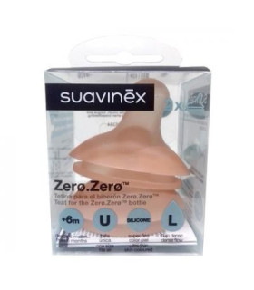 TETINA SILICONA ANTICOLICO SUAVINEX FLUJO L