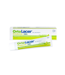 ORTOLACER ORTODONCIA GEL DENTIFRICO 1 ENVASE 125 ML SABOR LIMA FRESCA
