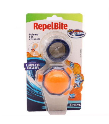 REPEL BITE PULSERA AROMATICA CITRONELA CON ACCESORIO NERF SUPER SOOKER 1 U