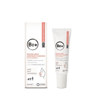 BE+MED BALSAMO LABIOS AGRIETADOS Y AGREDIDOS 1 ENVASE 15 ML
