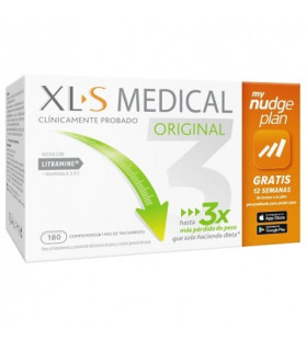 XLS MEDICAL ORIGINAL CAPTAGRASAS NUDGE 180 COMPRIMIDOS