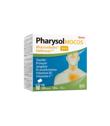 PHARYSOLMOCOS 10 SOBRES EFERVESCENTES