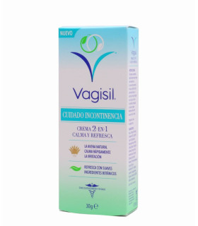 VAGISIL CUIDADO INCONTINENCIA CREMA 2 EN 1 1 ENVASE 30 G