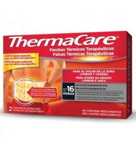 THERMACARE PARCHE TERMICO ZONA LUMBAR CADERA 2 PARCHES