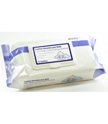 ALVITA TOALLITAS HUMEDAS PARA BEBES 72 UNIDADES