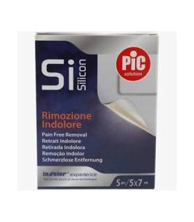 PIC SI SILICON APOSITO ADHESIVO SILICONA POST OPERATORIO TNT 5 UNIDADES 10 CM X 8 CM