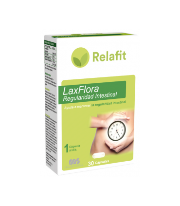 RELAFIT LAXFLORA 30 CAPSULAS