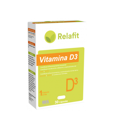 RELAFIT VITAMINA D3 30 CAPSULAS
