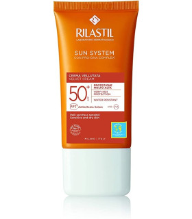 RILASTIL SUN SYSTEM 50+ CREMA VELVET 1 ENVASE 50 ML