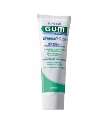GUM ORIGINAL WHITE PASTA DENTAL 75 ML