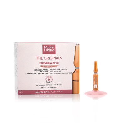 MARTIDERM FORMULA Nº 10 HD COLOR TOUCH SPF 30 30 AMPOLLAS 2 ML