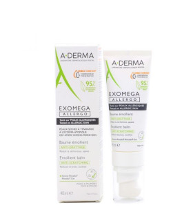 A-DERMA EXOMEGA ALLERGO BALSAMO EMOLIENTE ANTI-RASCADO 1 ENVASE 40 ML