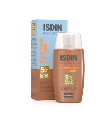 ISDIN FOTOPROTECTOR SPF 50 FUSION WATER COLOR 1 ENVASE 50 ML BRONZE