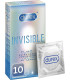 DUREX INVISIBLE XL PRESERVATIVOS 10 UNIDADES