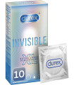 DUREX INVISIBLE XL PRESERVATIVOS 10 UNIDADES