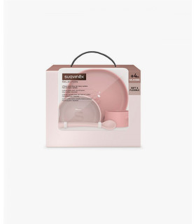 VAJILLA INFANTIL SILICONA SUAVINEX 1 UNIDAD SOFT COLOUR