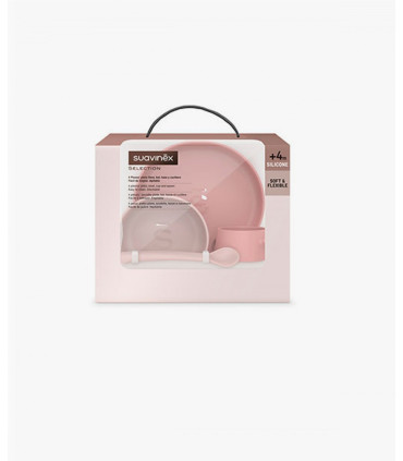 VAJILLA INFANTIL SILICONA SUAVINEX 1 UNIDAD SOFT COLOUR