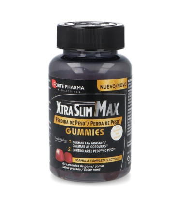 XTRASLIM MAX GUMMIES 60 CARAMELOS DE GOMA