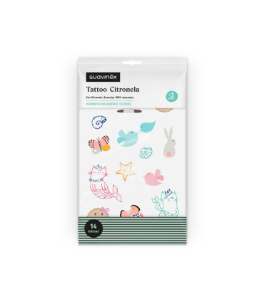 SUAVINEX TATTOO CON CITRONELLA 14 UNIDADES