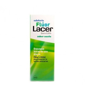LACER COLUTORIO FLUOR DIARIO 0,05 % MENTA 500 ML