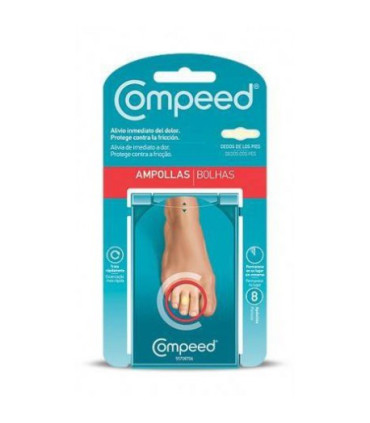 COMPEED AMPOLLAS HIDROCOLOIDE DEDOS PIES 8 U